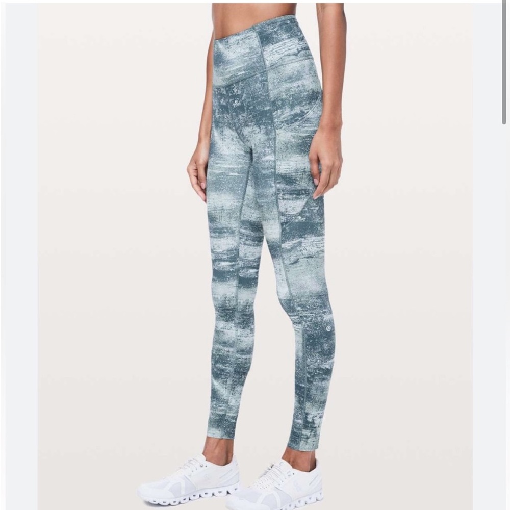 lululemon athletica Blue Gray Leggings